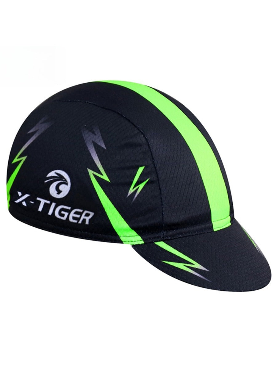 X-TIGER Bright Green Outdoor Sport Bike Head MTB Bicycle Headwear Headband 100% Polyester Cycling Hats Bandana Pro Cycling Cap