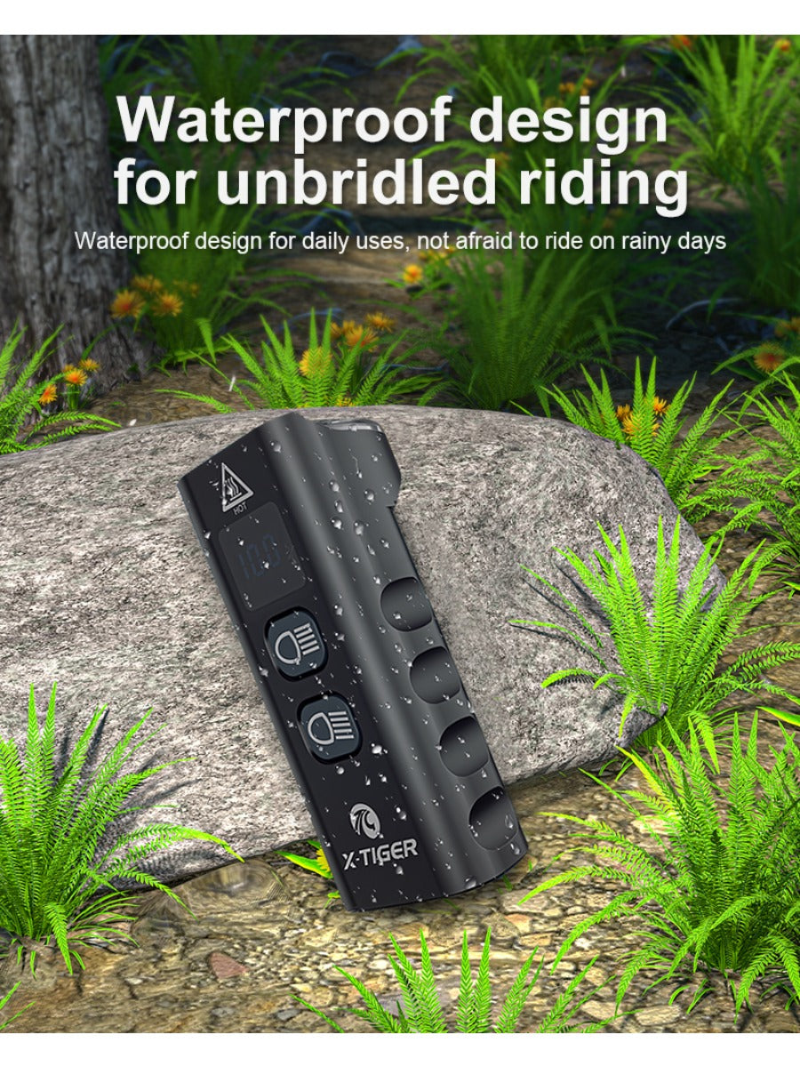 X-TIGER Waterproof MTB Bike Light Aluminum Alloy Road Cycling USB Rechargeable Headlight 2400 Lumens Bicycle Light