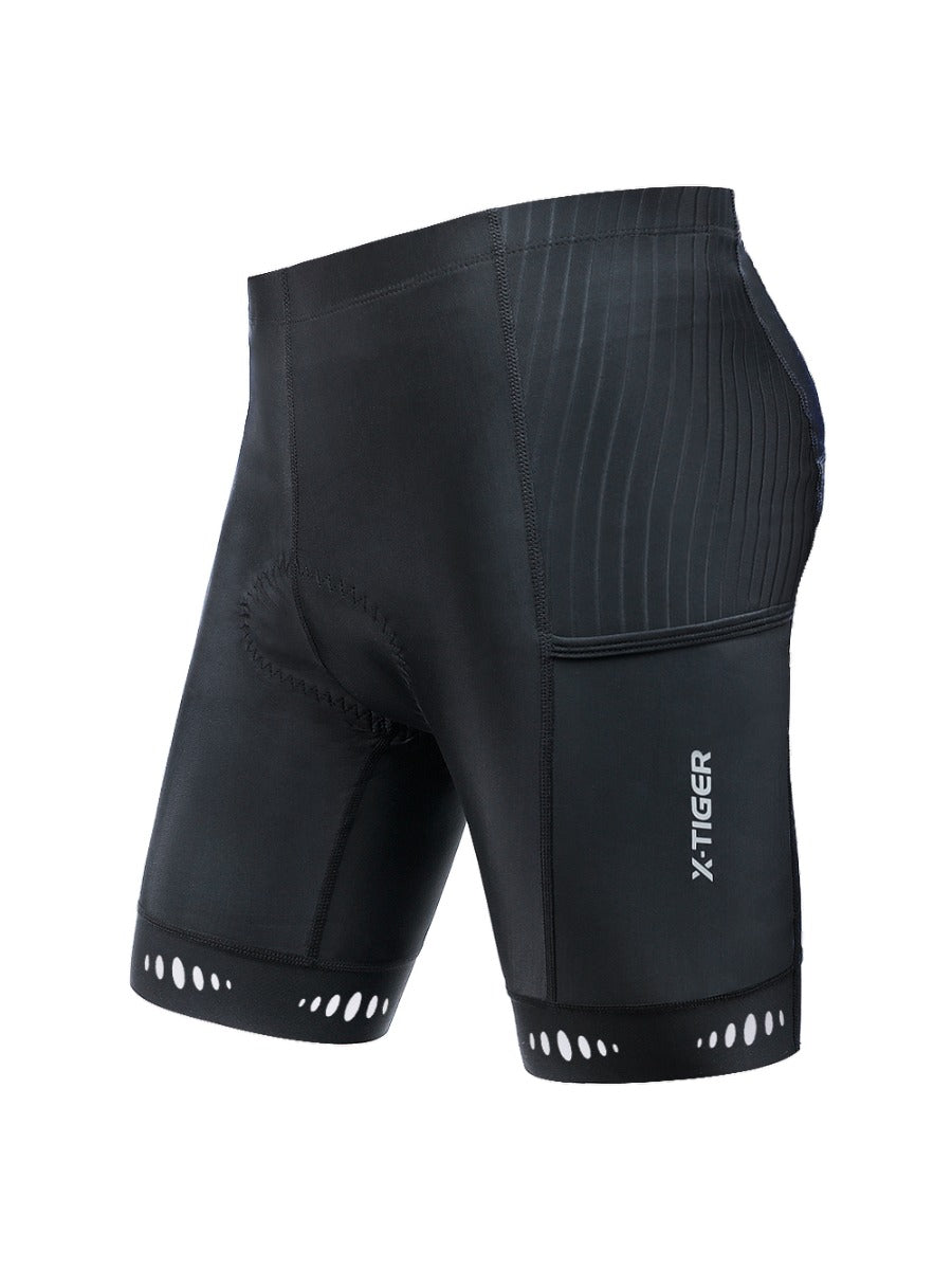 X-TIGER Men’s 3-Pocket Cycling Shorts