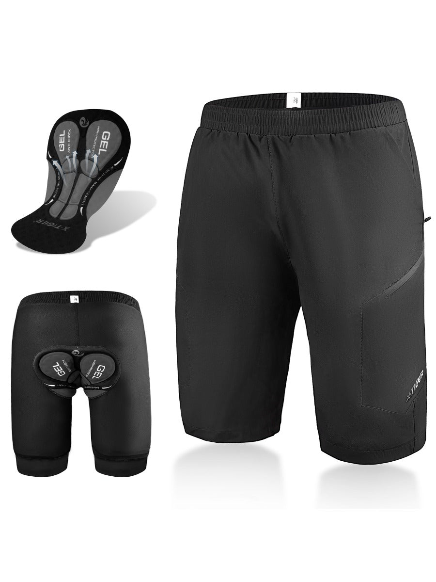 X-TIGER MTB Mountain Bike Shorts with Inner Liner, Quick Dry