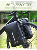 X-TIGER Wheel Bag 6L Bike Mount Storage Bag Square Quick Release Fork Bag Waterproof Satchel Bag Cycling Bicycle Front Pack