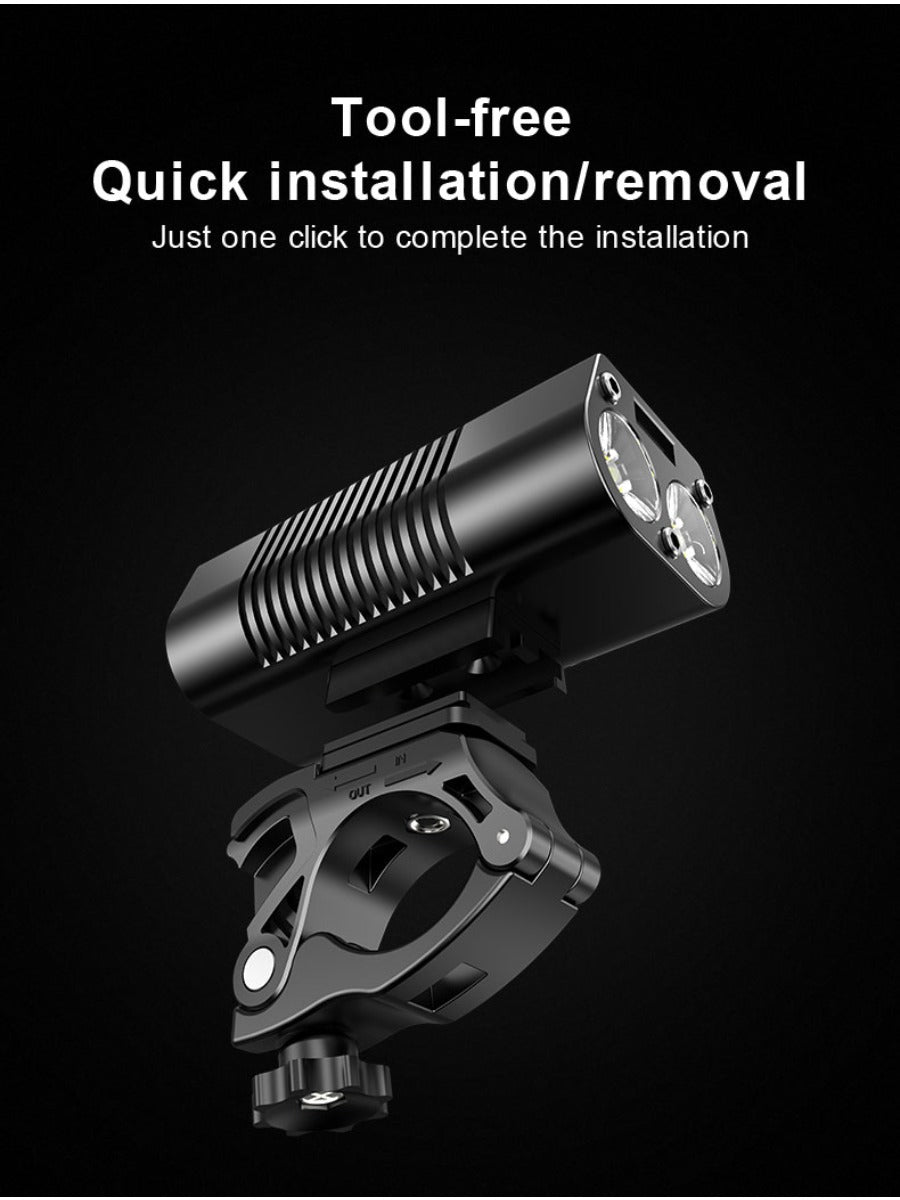 X-Tiger Bike Light Headlight Bicycle Lamp With Power Bank Rechargeable LED 5200mAh MTB Bicycle Light Flashlight