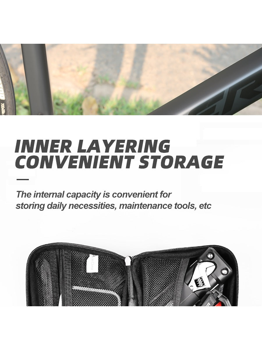 X-TIGER Bicycle Bags Triangle Bag Tube Front Frame Bag Rainproof Large Capacity MTB Road Shell Pouch Cycling Beam Bag