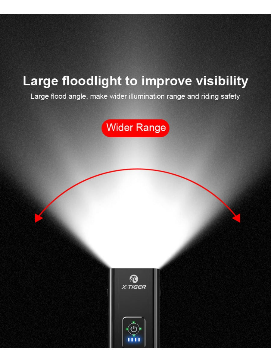 X-TIGER Bicycle Light Rainproof USB Charging LED Cycling Lights Front Lamp Headlight Aluminum Ultralight Flashlight Bike Light