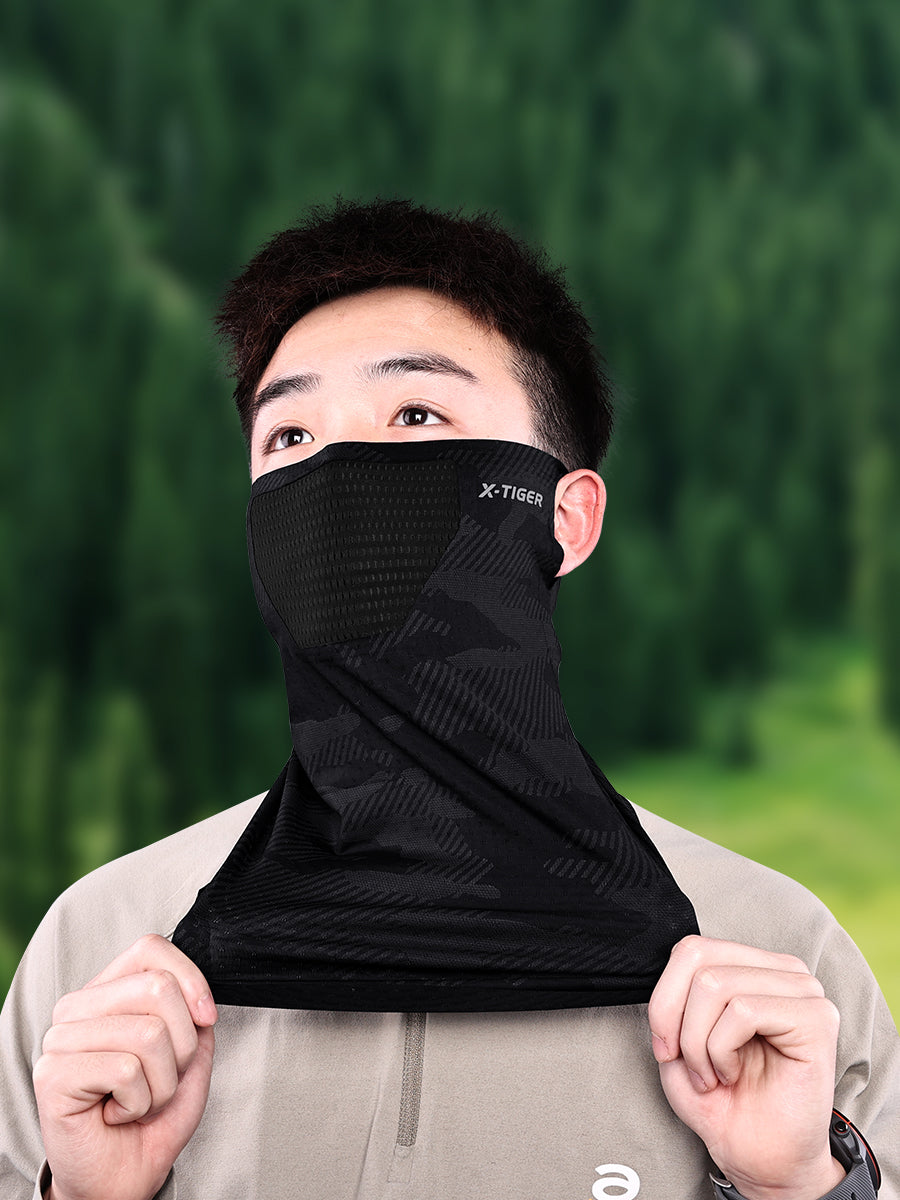 X-TIGER Sports lce Silk Mask Outdoor Cycling Bandana Summer Breathable Quick Dry UV Protective Headgear Running Scarf Men Women