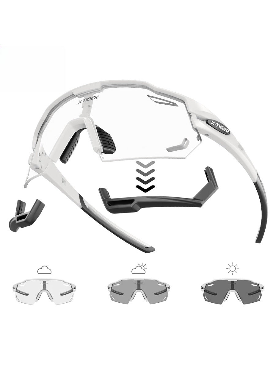 X-TIGER Sport Color-changing Lenses Photochromic Polarized Glasses Bicycle  Riding Fishing Outdoor Sunglass road bike Equipment