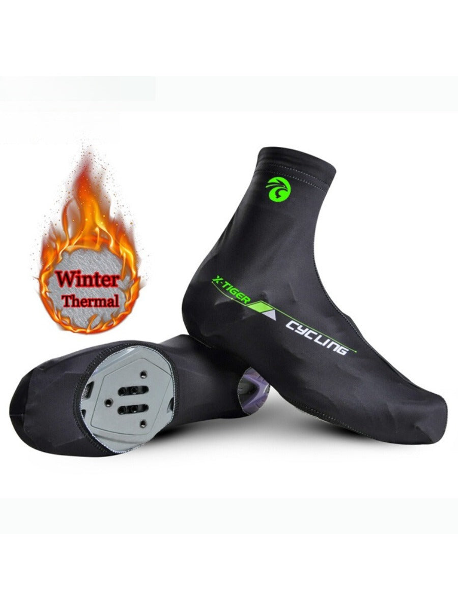 X-TIGER Cycling Sport Shoe Cover Winter Boot Covers Warm Thermal Windproof Overshoes MTB Bicycle Riding Racing Shoes Protector
