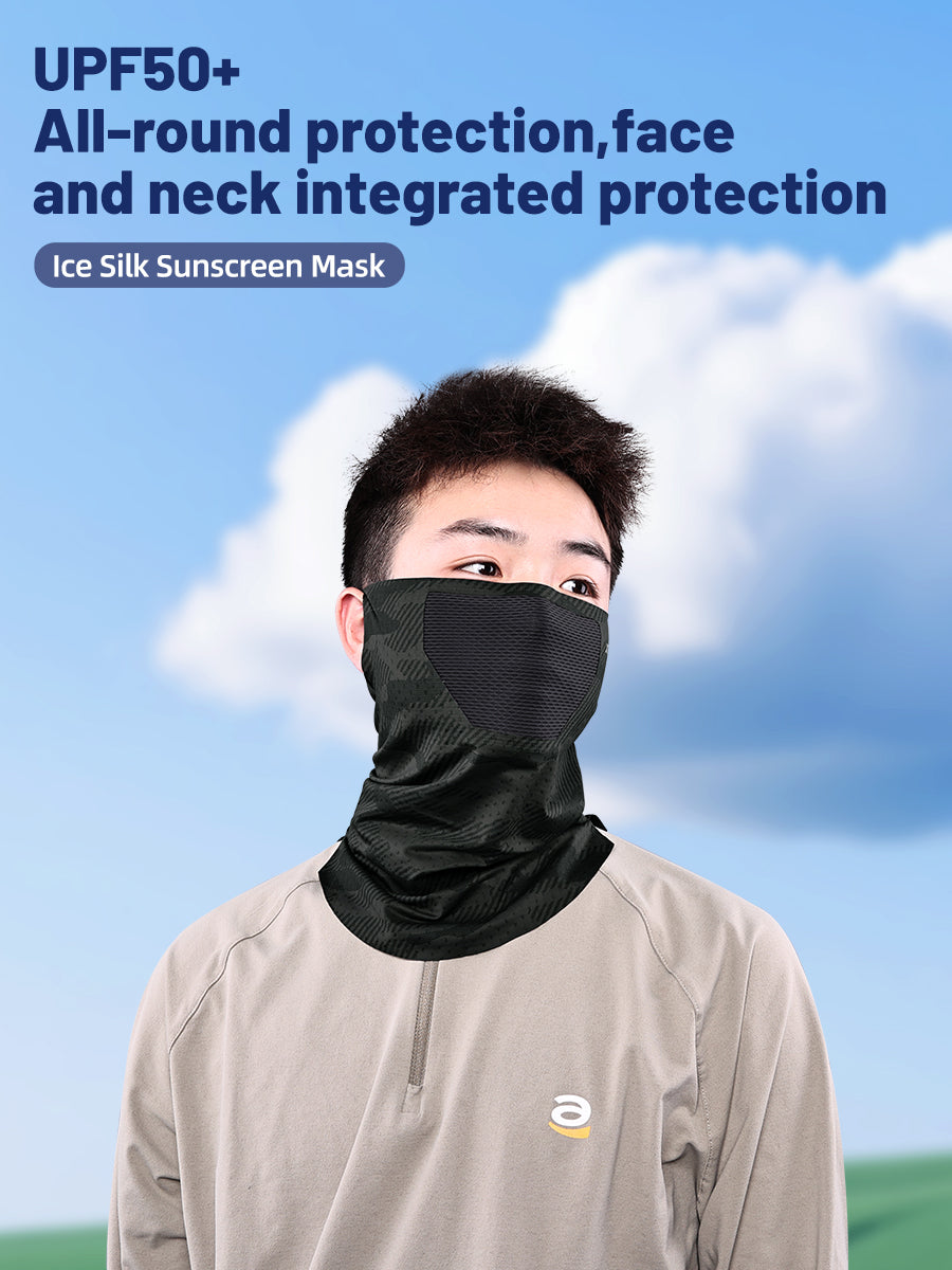 X-TIGER Sports lce Silk Mask Outdoor Cycling Bandana Summer Breathable Quick Dry UV Protective Headgear Running Scarf Men Women
