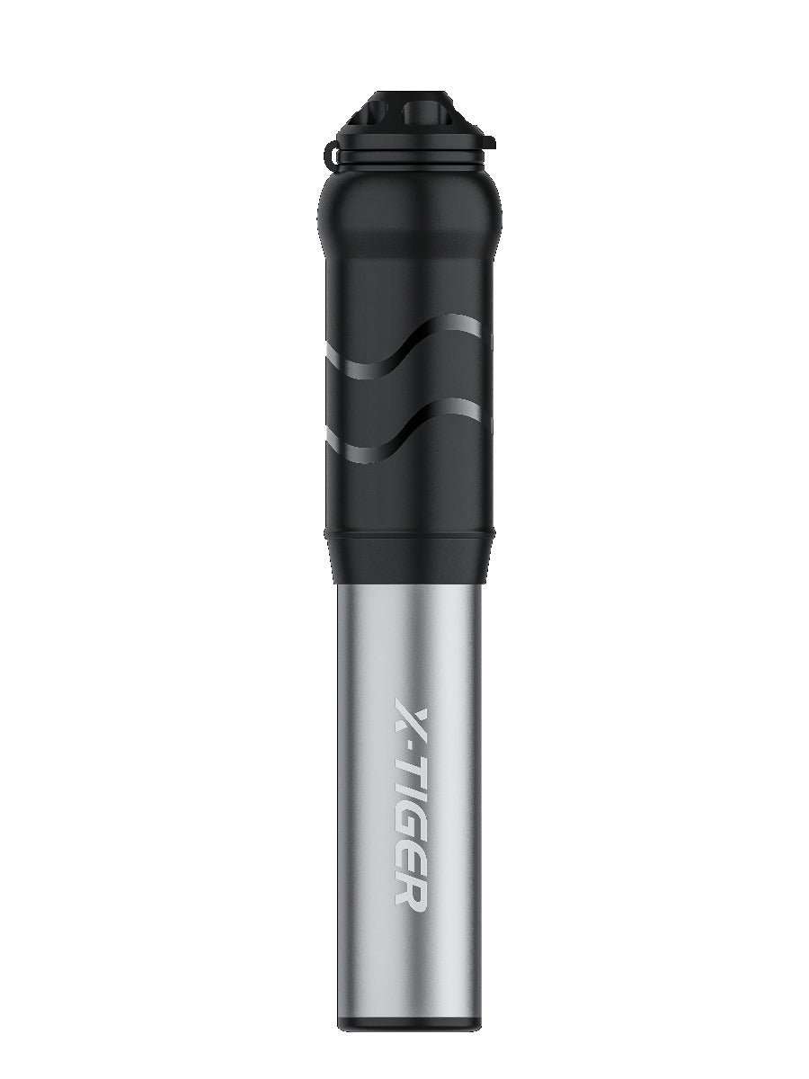 X-TIGER Portable Mini Bicycle Pump Aluminum Alloy 100PSI Hand Pump with Schrader Presta Valve Adapter