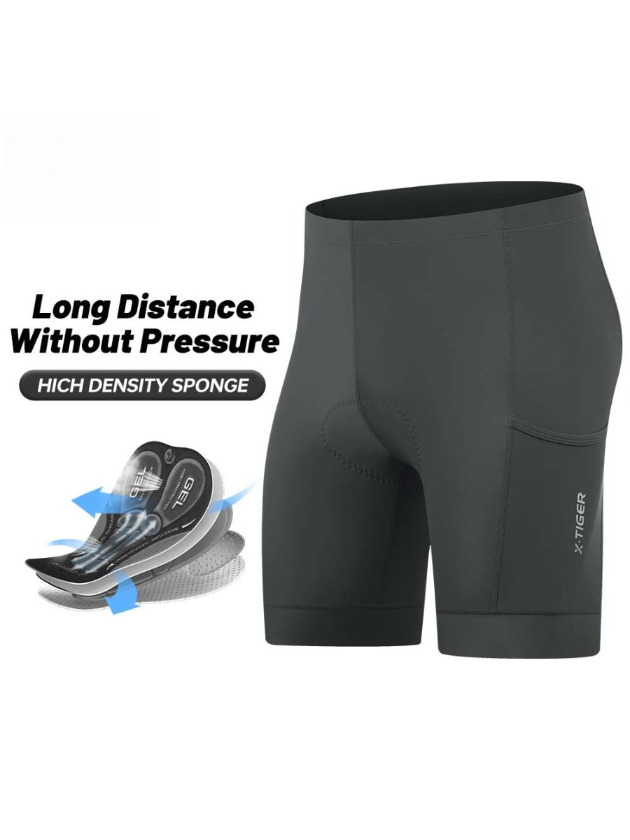 X-TIGER Men’s 3-Pocket Cycling Shorts