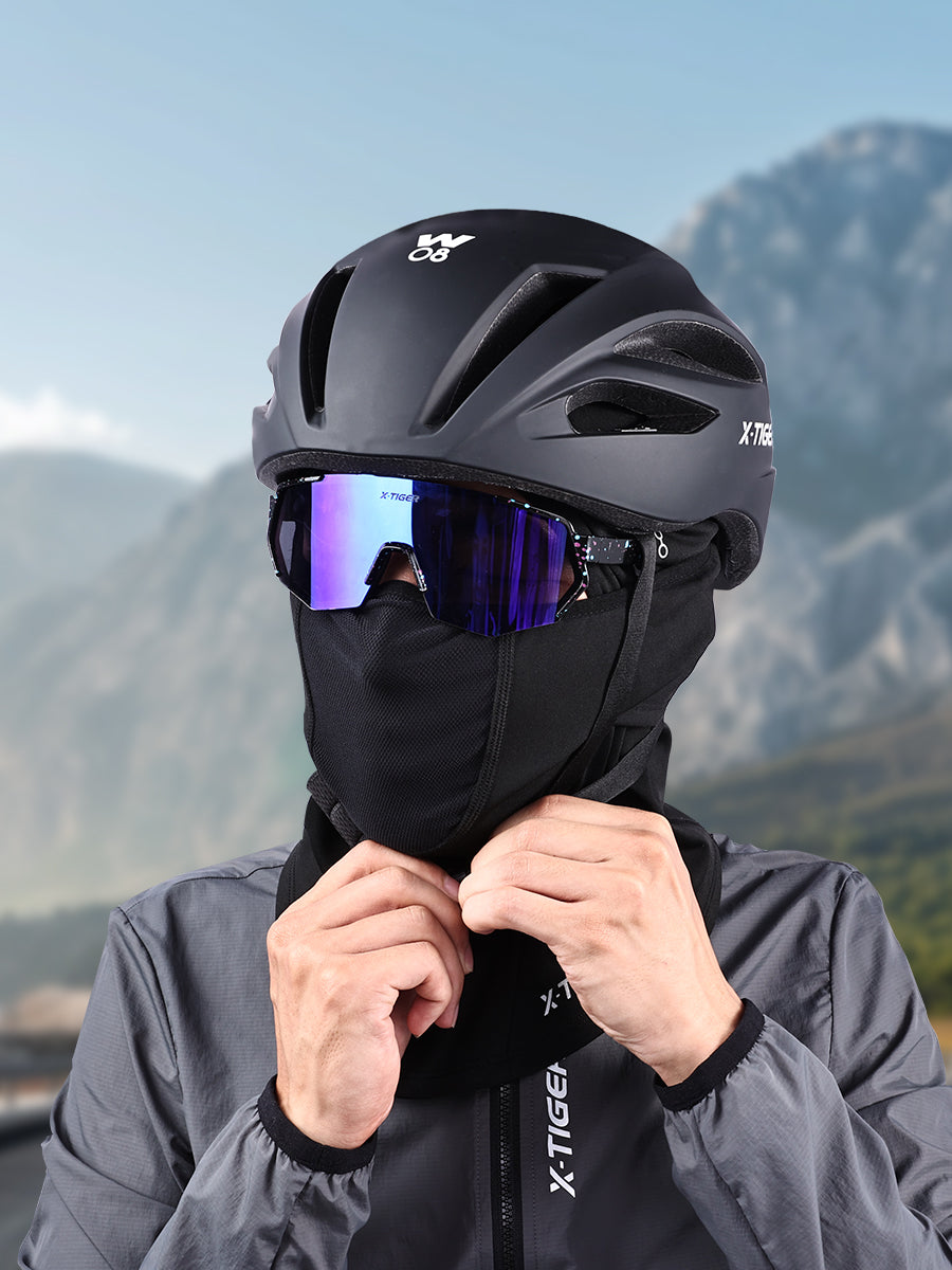X-TIGER Winter Ski Mask Cycling Mask Anti-Dust Cycling Mask with Filter Windproof Full Face Cover Balaclava Skiing Skating Hat
