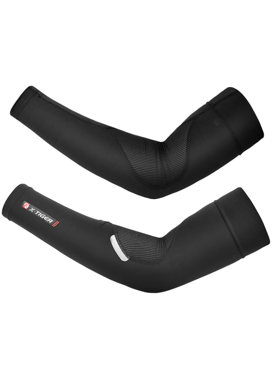 X-TIGER Arm Sleeve Breathable Quick Dry UV Protection Cycling Sport Ice Fabric Sunscreen Bands Elbow Pad Fitness Arm Sleeve
