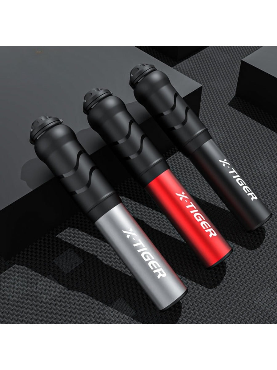 X-TIGER Portable Mini Bicycle Pump Aluminum Alloy 100PSI Hand Pump with Schrader Presta Valve Adapter