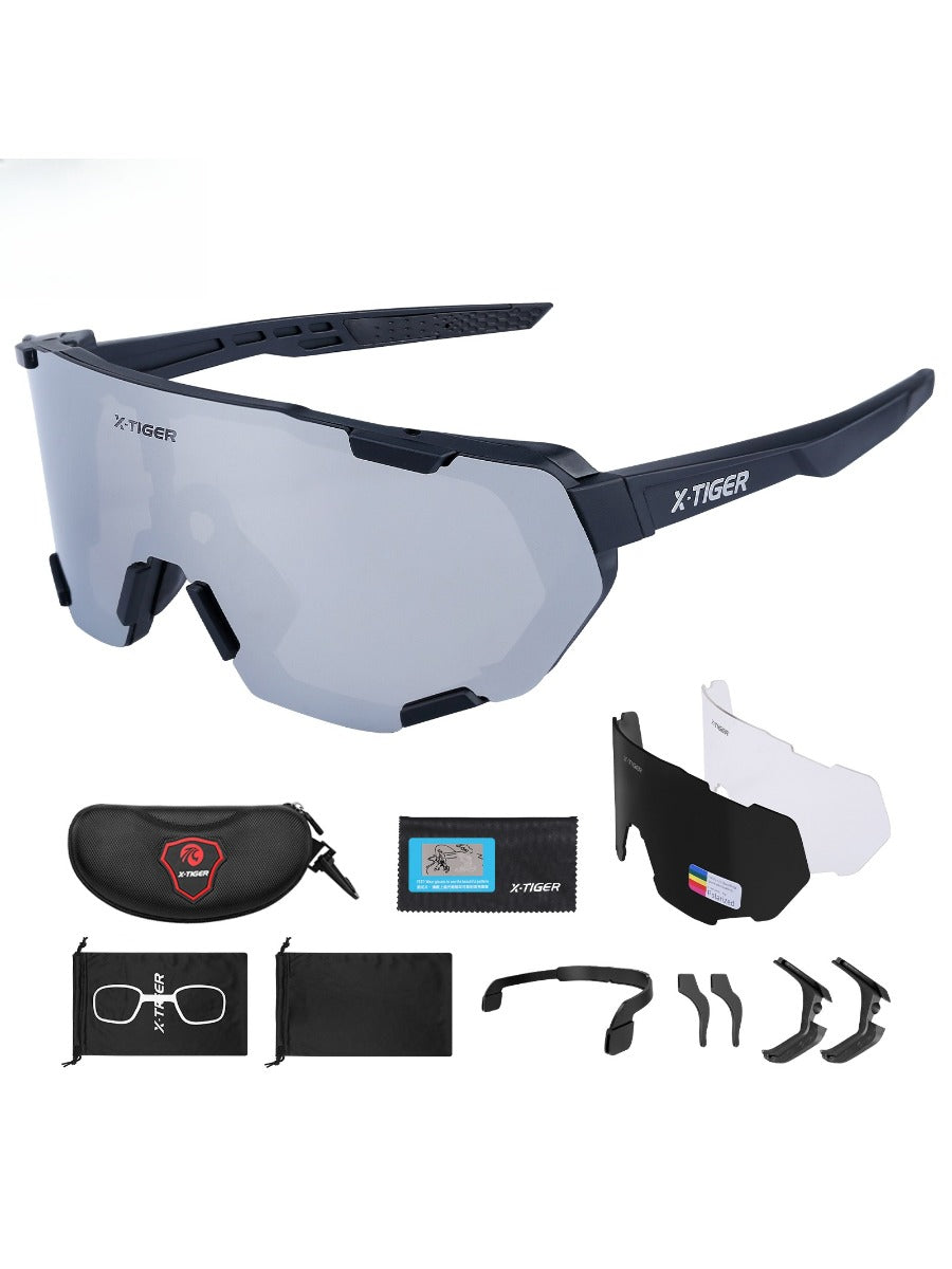 X-TIGER Polarized Cycling Glasses Photochromic Bicycle Glasses Sports Bike Men Sunglasses MTB Cycling Eyewear Protection Goggles