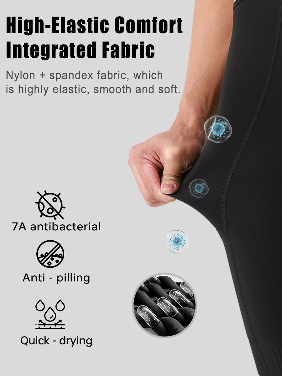 X-TIGER Men’s FIT Pocket Cycling Bib Shorts