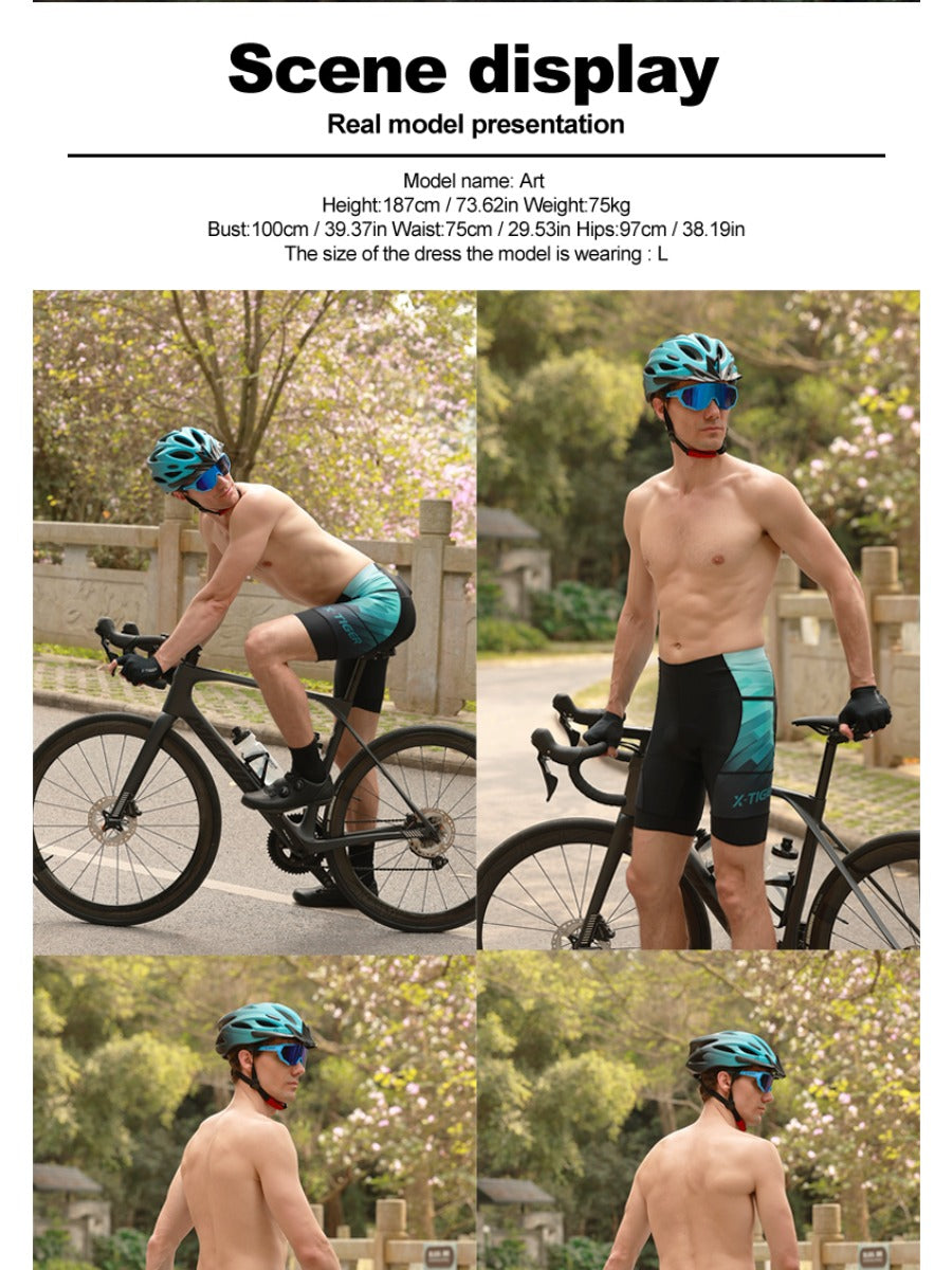 X-TIGER Men’s Racing Cycling Shorts