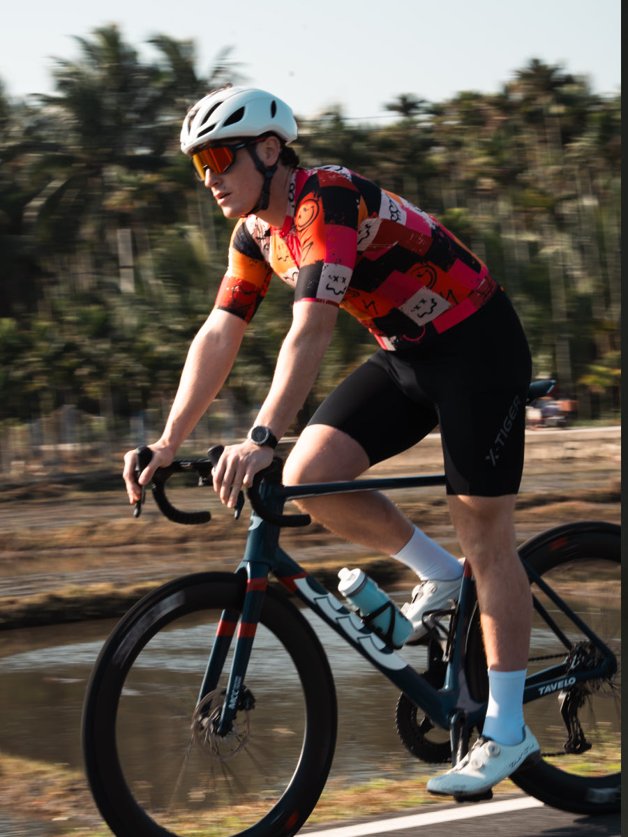 X-TIGER Men’s Performance Short Sleeve Cycling Jerseys