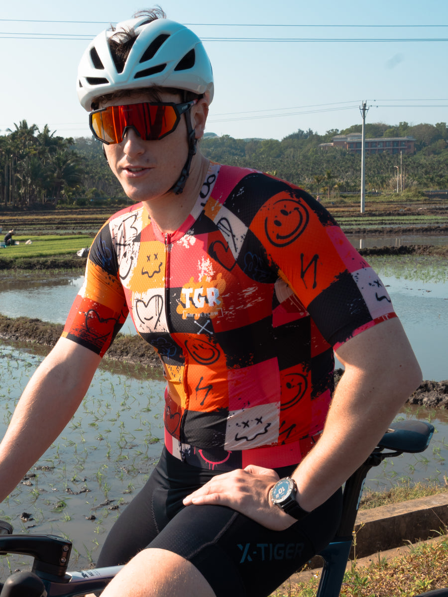 X-TIGER Men’s Performance Short Sleeve Cycling Jerseys