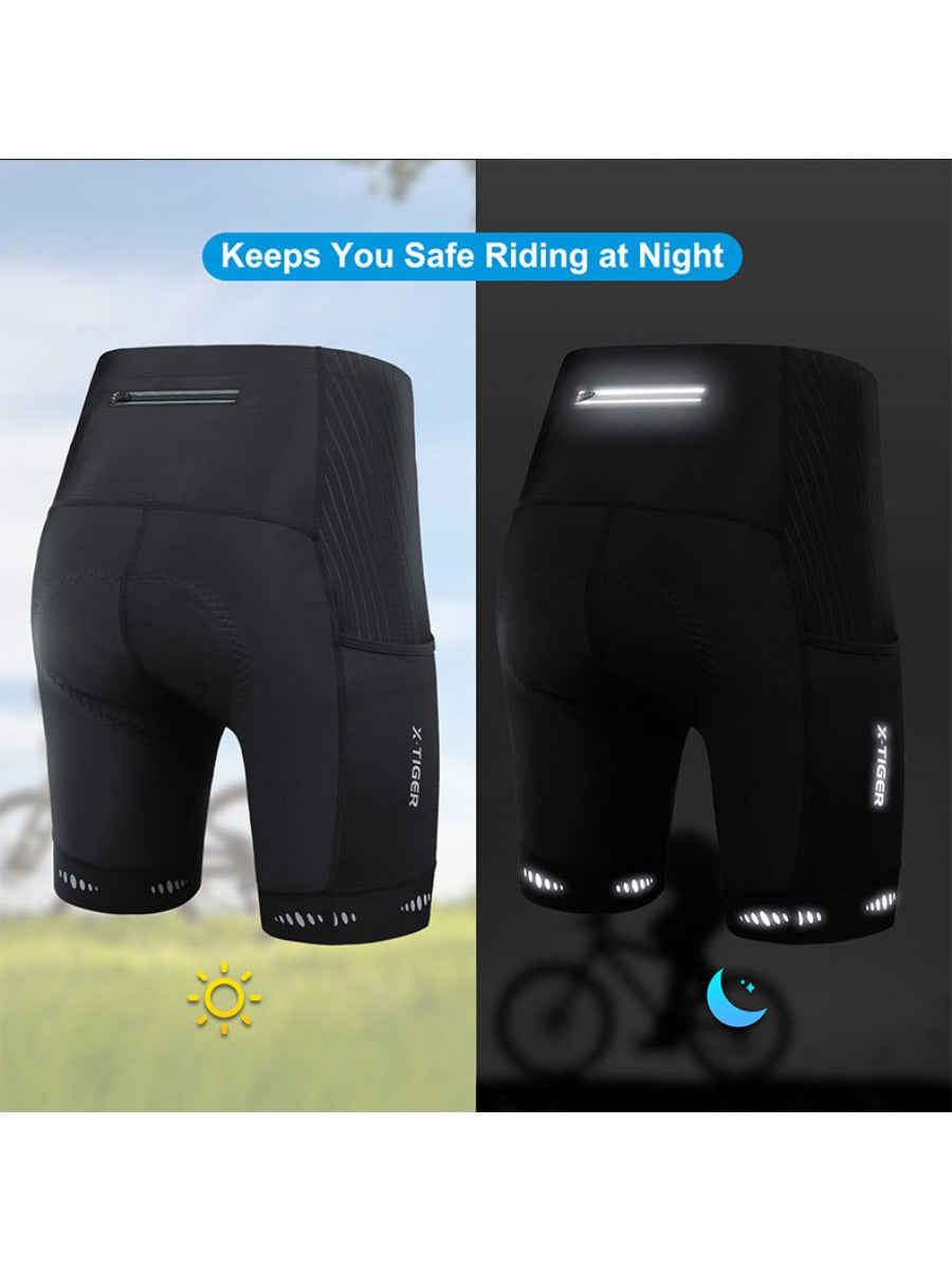 X-TIGER Men’s 3-Pocket Cycling Shorts