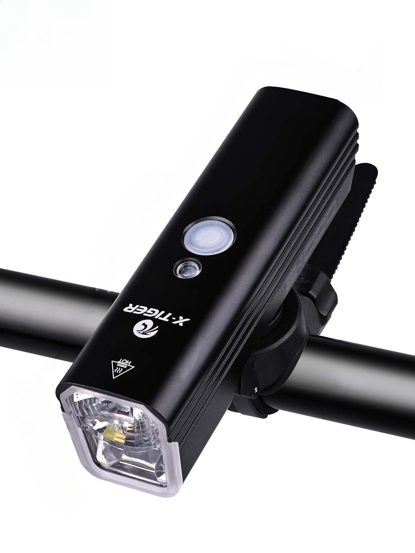 X-TIGER Bicycle Lights IPX5 Waterproof Aluminum Alloy 1000LM Bicycle Front Light Compact Portable Flashlight