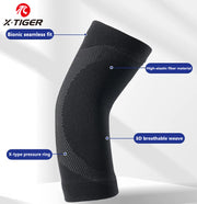 X-TIGER Arm Guards for Athletic Use with 3D Breathable Compression Fit