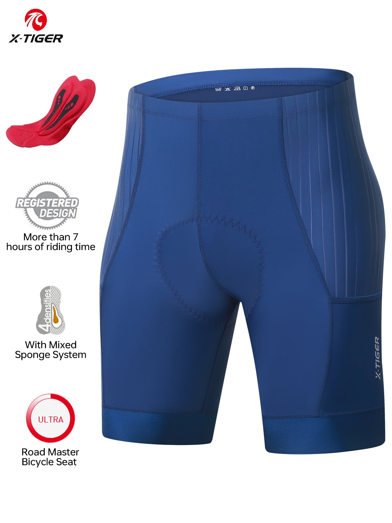 X-TIGER Men’s Racing Cycling Shorts