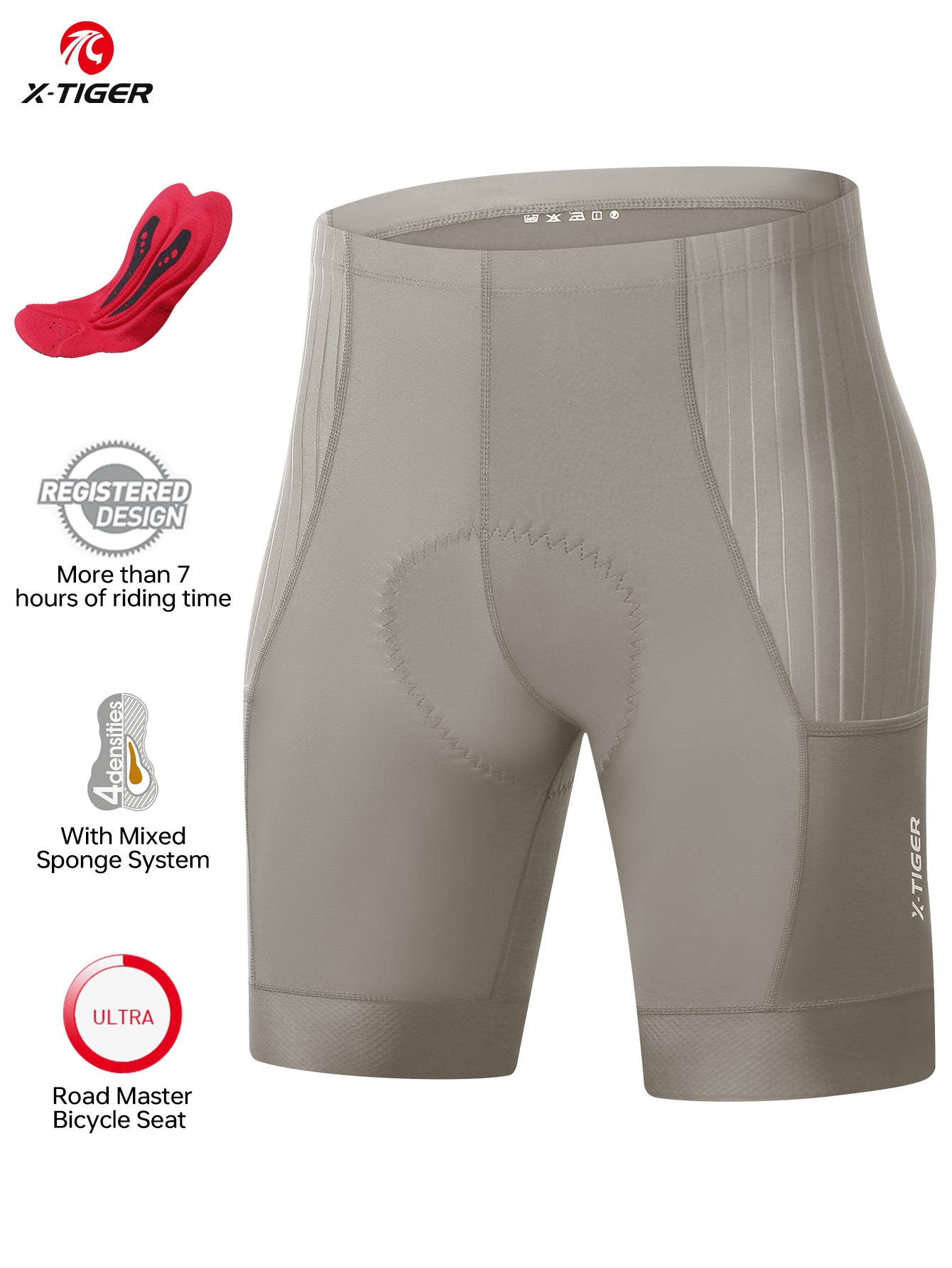 X-TIGER Men’s Racing Cycling Shorts