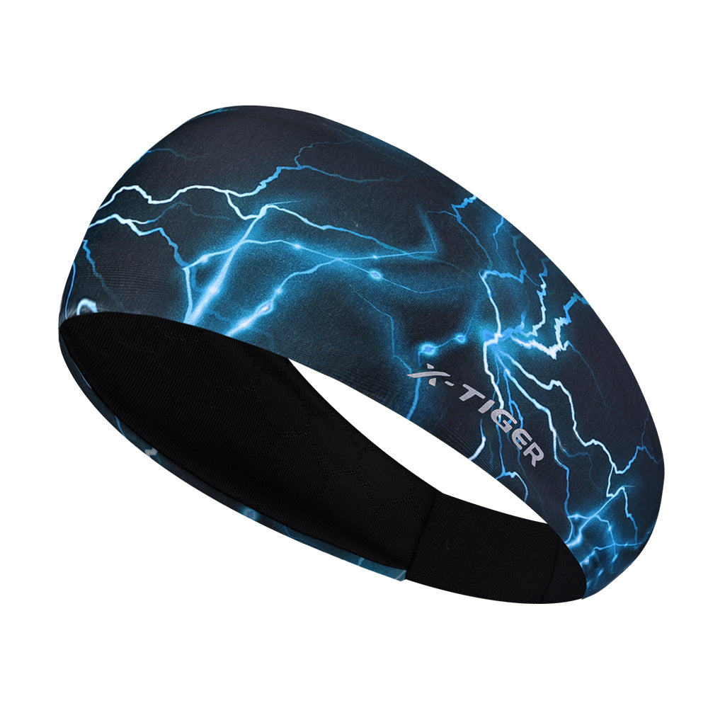 X-TIGER Sports Sweat Headband - Moisture Wicking Hairband for Running, Tennis, Gym & Cycling