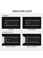 X-TIGER Bike Light Set Powerful USB Rechargeable Bright 10000mAh Bicycle Front Lights IPX5 Waterproof Front Lamp