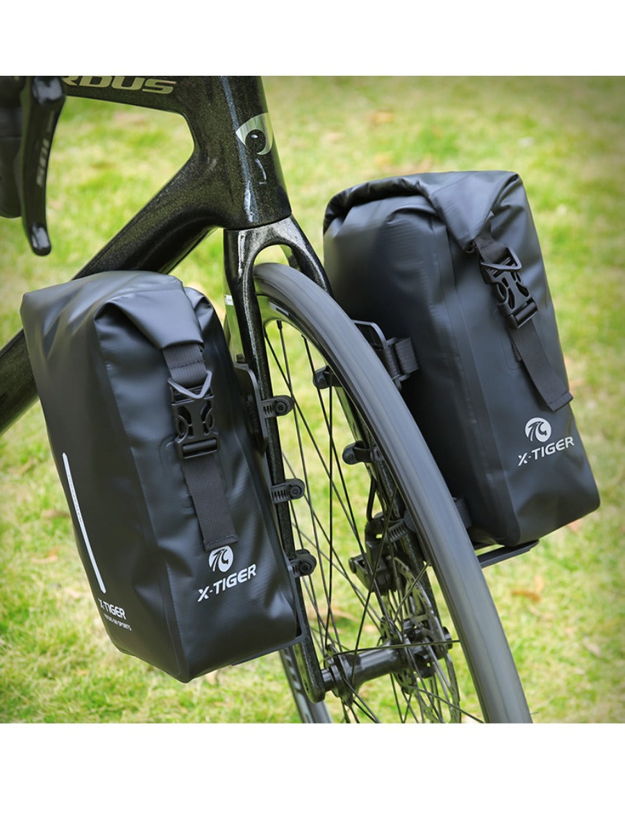 X-TIGER Wheel Bag 6L Bike Mount Storage Bag Square Quick Release Fork Bag Waterproof Satchel Bag Cycling Bicycle Front Pack