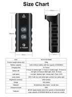 X-TIGER Waterproof MTB Bike Light Aluminum Alloy Road Cycling USB Rechargeable Headlight 2400 Lumens Bicycle Light