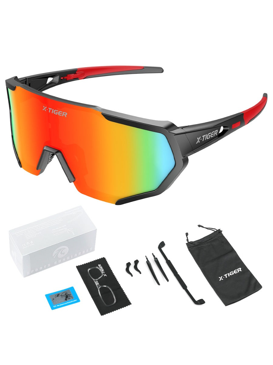 X-TIGER Cycling Glasses Polarized Outdoor Sports Men Sunglasses With Myopia Frame Bicycle Glasses Men's Women Cycling Eyewear