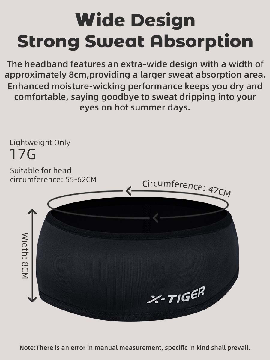 X-TIGER Breathable Cycling Headband Summer Quick-drying Moisture Wicking Breathable Sun Helmet Liner Cap Cycling Hat