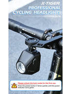 X-TIGER BIKE LIGHT High Brightness Waterproof Headlamp Tail Light Carrying Light TYPE-C MTB Road Bike Light