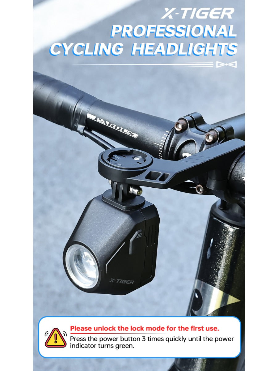 X-TIGER BIKE LIGHT High Brightness Waterproof Headlamp Tail Light Carrying Light TYPE-C MTB Road Bike Light