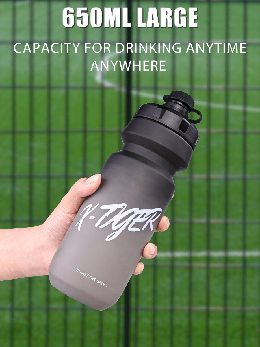 X-TIGER Sports Water Bottle 650ML Large Capacity Portable Leak Proof Bike Kettle