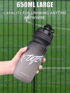X-TIGER Sports Water Bottle 650ML Large Capacity Portable Leak Proof Bike Kettle
