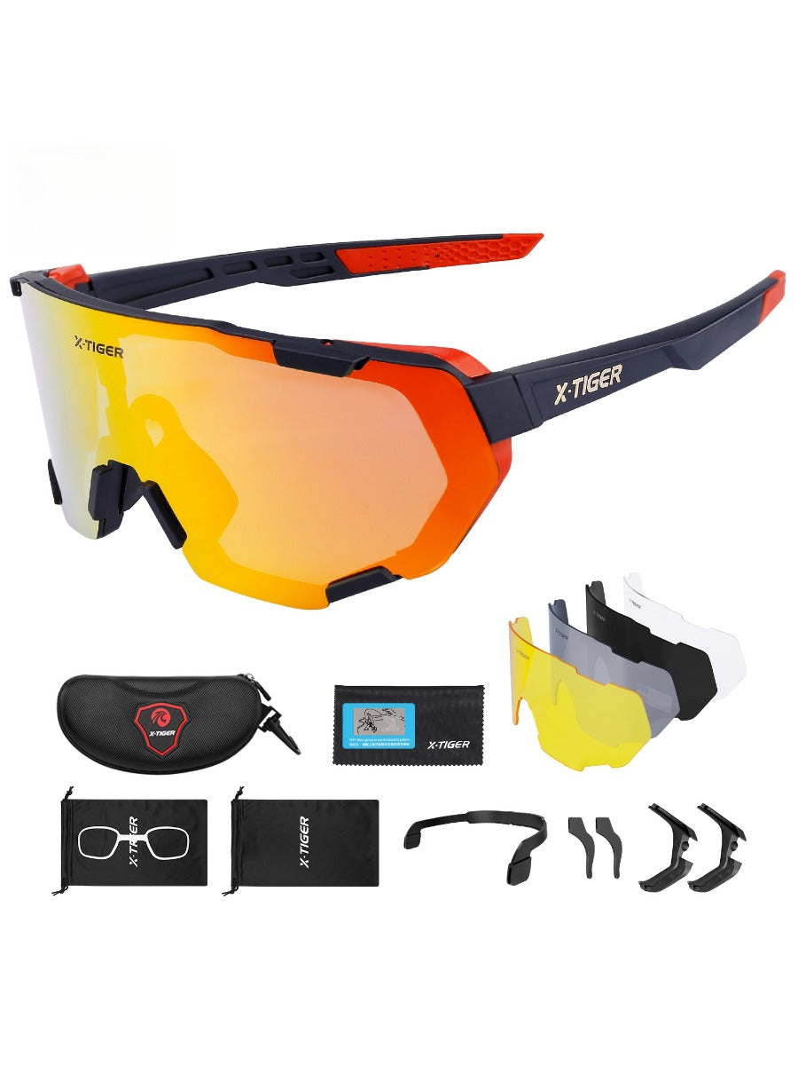 X-TIGER Polarized Cycling Glasses Photochromic Bicycle Glasses Sports Bike Men Sunglasses MTB Cycling Eyewear Protection Goggles