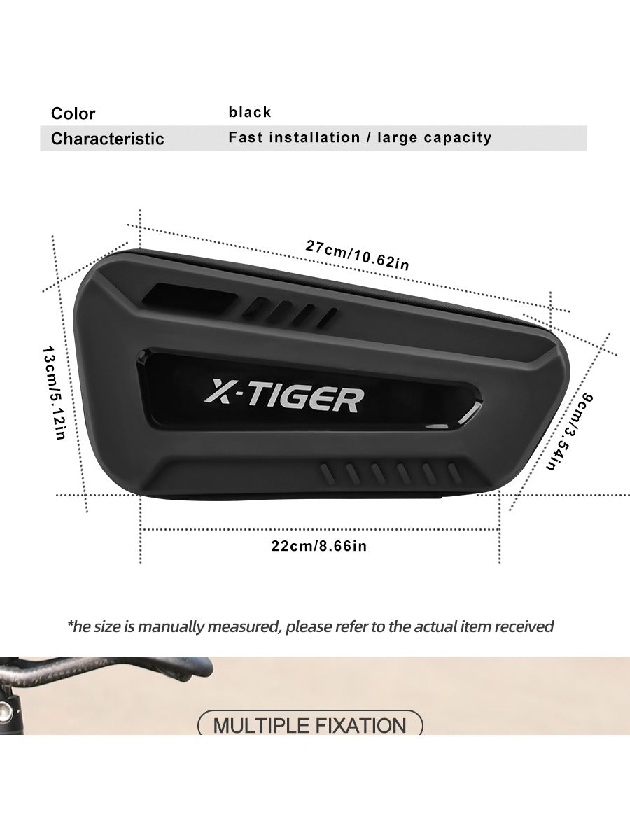X-TIGER Bicycle Bags Triangle Bag Tube Front Frame Bag Rainproof Large Capacity MTB Road Shell Pouch Cycling Beam Bag