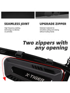 X-TIGER Bicycle Bags Triangle Bag Tube Front Frame Bag Rainproof Large Capacity MTB Road Shell Pouch Cycling Beam Bag