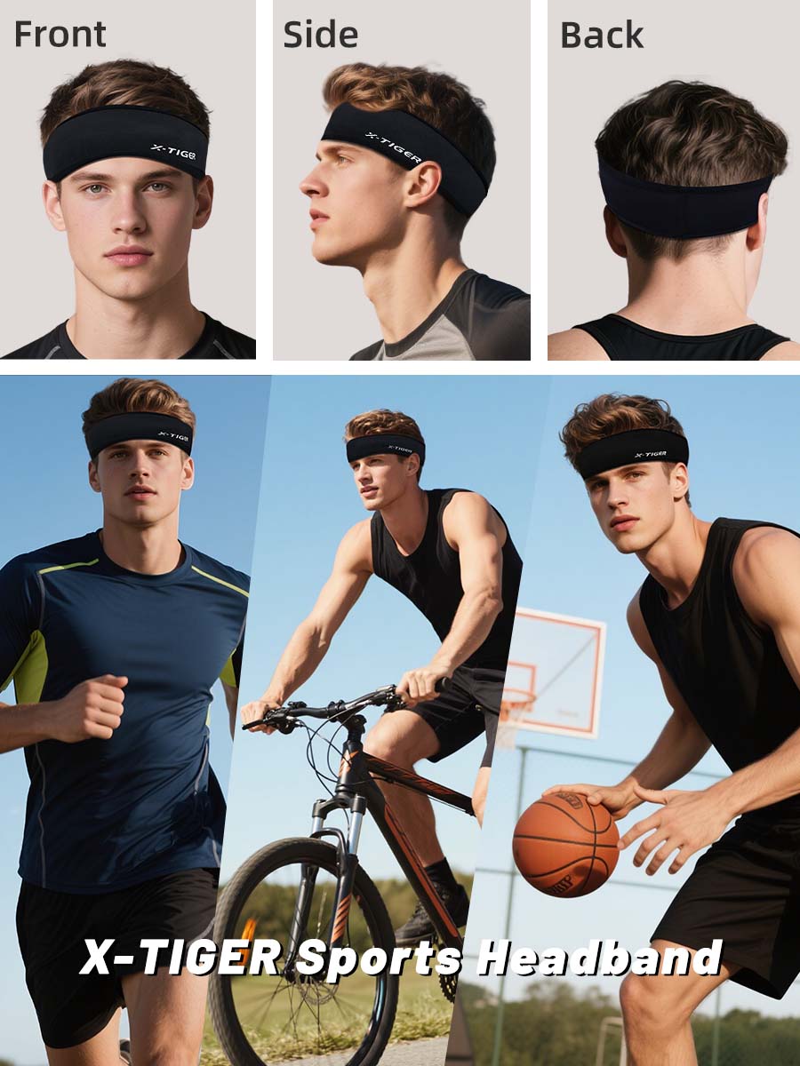 X-TIGER Breathable Cycling Headband Summer Quick-drying Moisture Wicking Breathable Sun Helmet Liner Cap Cycling Hat