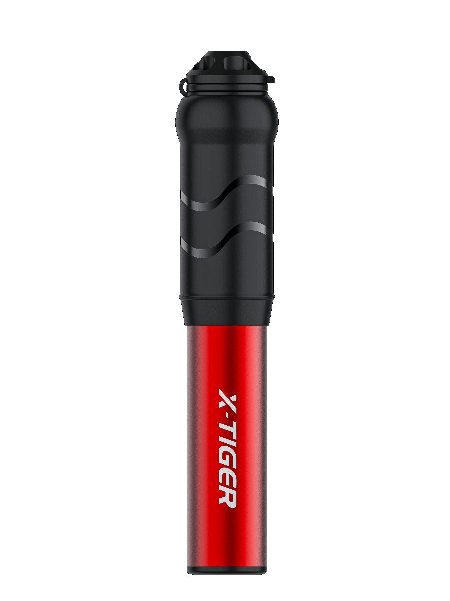 X-TIGER Portable Mini Bicycle Pump Aluminum Alloy 100PSI Hand Pump with Schrader Presta Valve Adapter
