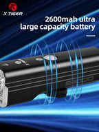 X-TIGER Bicycle Lights IPX5 Waterproof Aluminum Alloy 1000LM Bicycle Front Light Compact Portable Flashlight