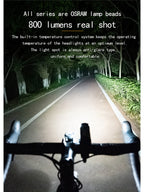 X-TIGER Bicycle Light IP66 Rainproof Bike Flashlight Type-C Rechargeable MTB Road Bike Front Lamp