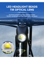 X-TIGER BIKE LIGHT High Brightness Waterproof Headlamp Tail Light Carrying Light TYPE-C MTB Road Bike Light