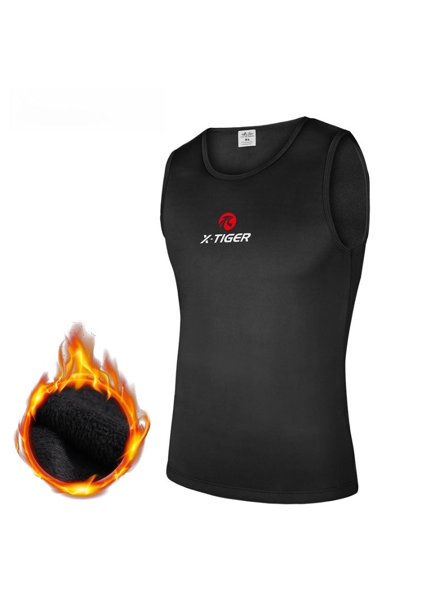 X-TIGER Sleeveless Fleece Bike Underwear Winter Cycling Base Layer