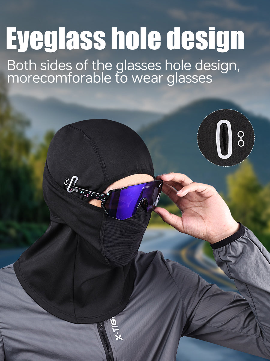 X-TIGER Winter Ski Mask Cycling Mask Anti-Dust Cycling Mask with Filter Windproof Full Face Cover Balaclava Skiing Skating Hat