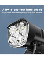 X-TIGER Waterproof MTB Bike Light Aluminum Alloy Road Cycling USB Rechargeable Headlight 2400 Lumens Bicycle Light