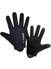 X-TIGER Mountain Bike Gloves Men's Biking Mittens Full Finger Gloves Exercise Workout Gloves for Cycling Gym Motorcycle Rowing