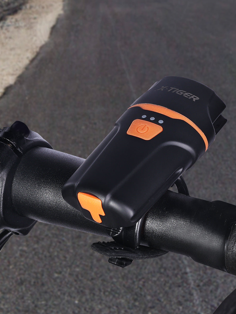 X-TIGER Bicycle front lamp High Brightness Lightweight Bike Light Type-C Rechargeable 6 Modes Night Cycling Front Flashlig